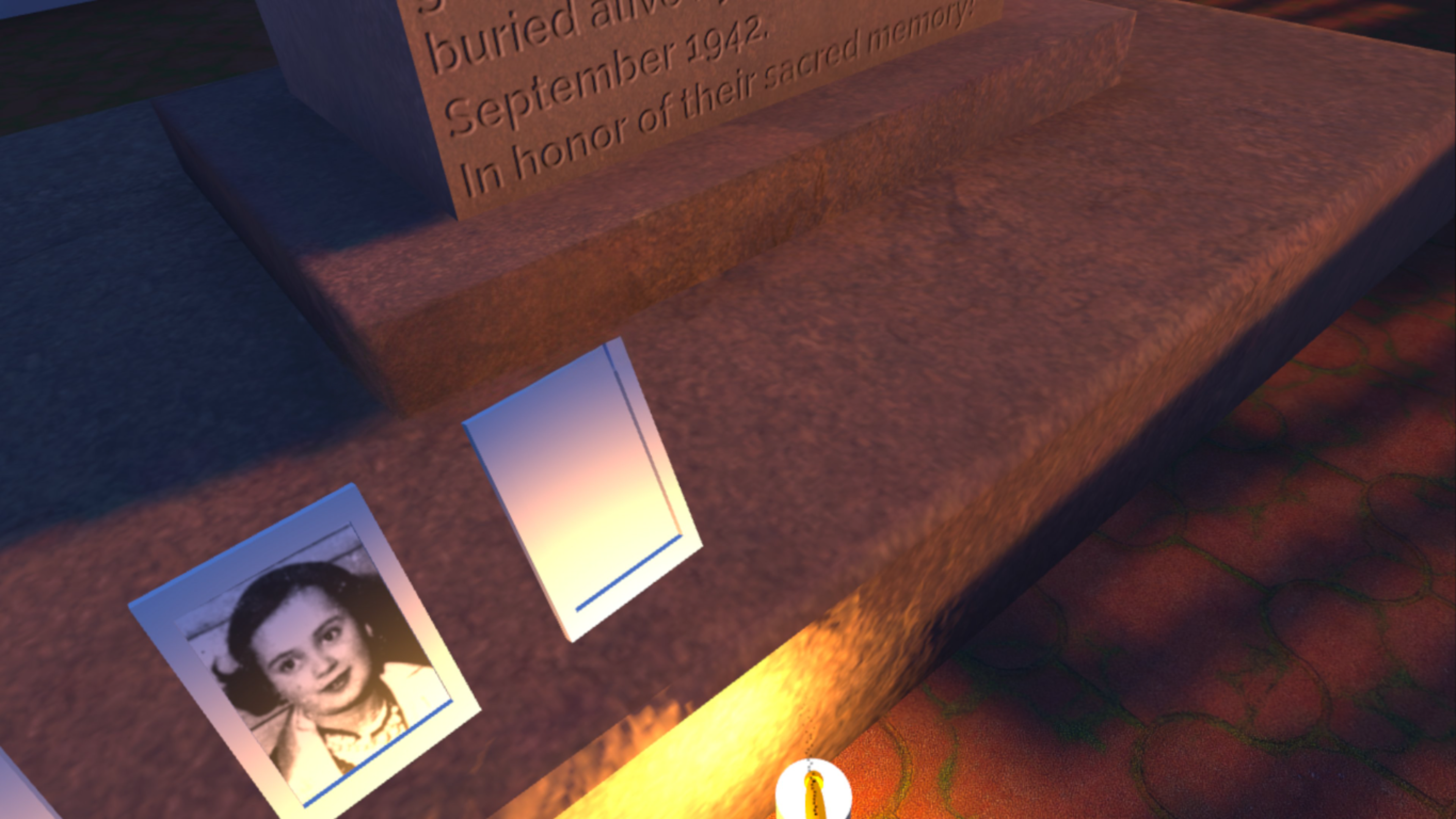 Detail of the present-day Holocaust memorial in Tuchyn, Ukraine, recreated using 3D photogrammetry of the monument and environs.